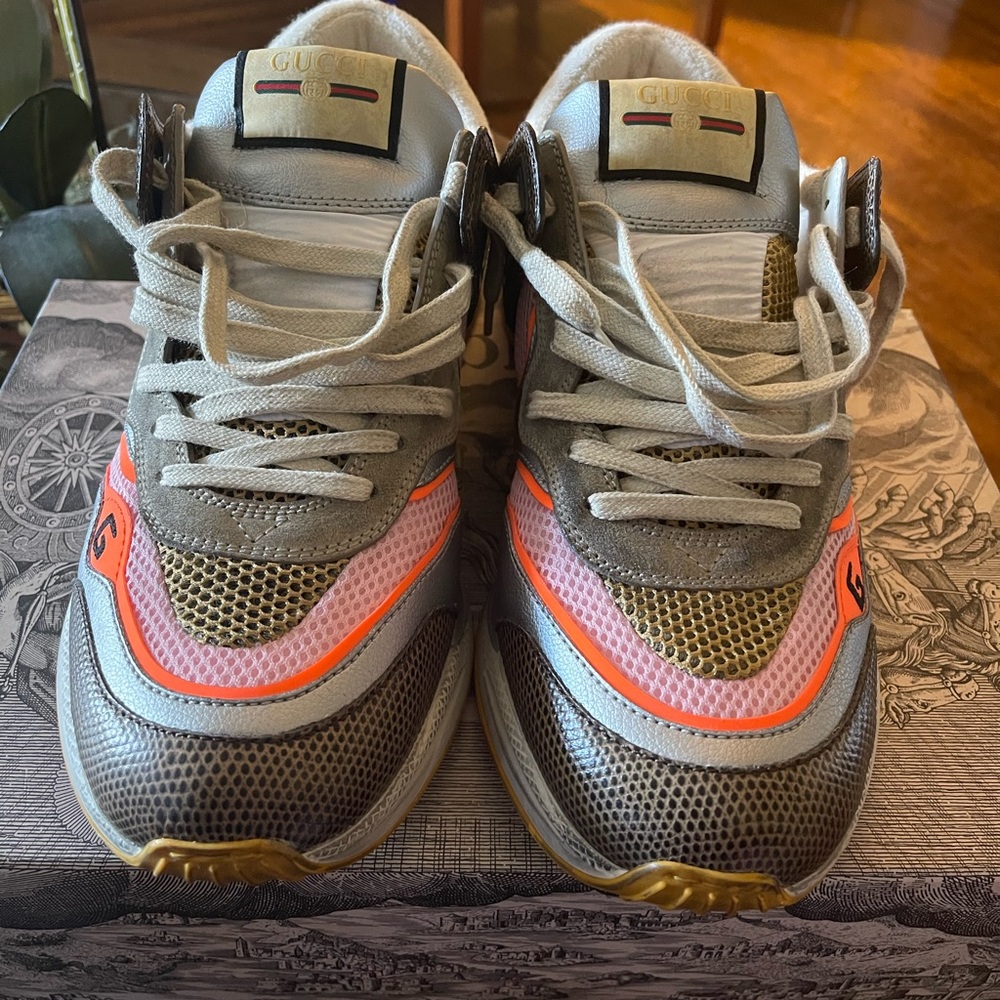Men Gucci Sneakers multi colored size 10.5